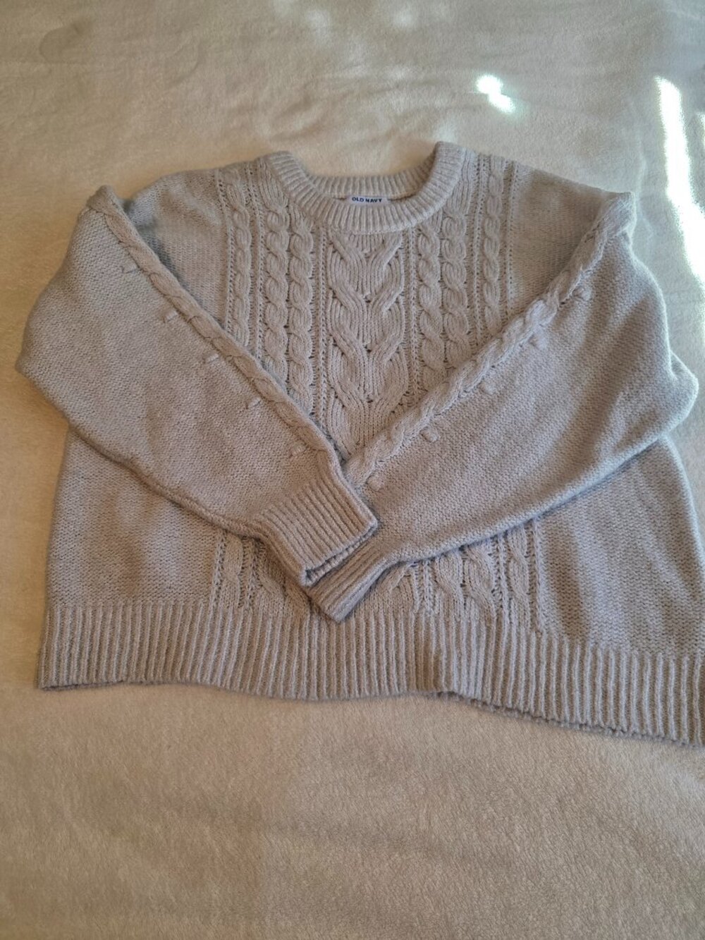Old Navy Old Money Cable Knit Sweater